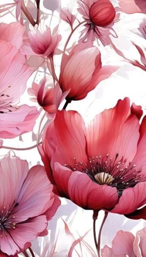 Pravé hedvábí květy